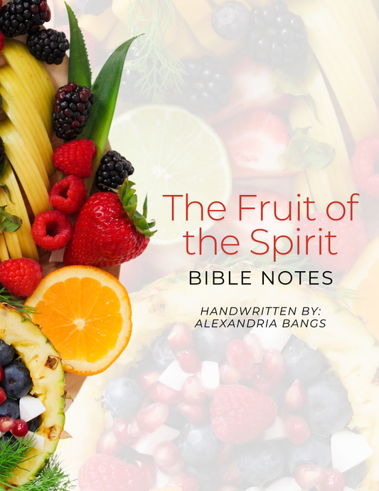 The Fruit of the Spirit Book